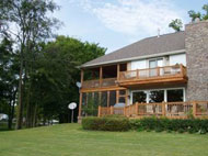 Wooden Privacy Deck Picture